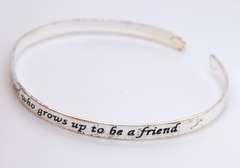 Vintage Sterling Silver Cuff Bangle