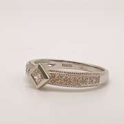 14kt White Gold Diamond Band Ring