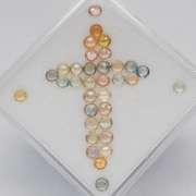 Superb 3.66ct diamond cut jewelers Sapphire set