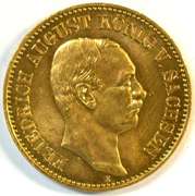 Super nice BU 1905 Germany 20 Marks Gold Piece (Saxony)