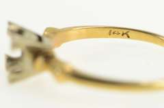 14K Yellow Gold 5.0mm Vintage NOS 1950's Engagement Setting Ring