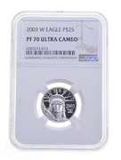 PF70 UCAM 2003-W $25 American Platinum Eagle - Graded NGC