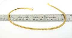 Striking 18kt Yellow Gold Snake Chain Necklace
