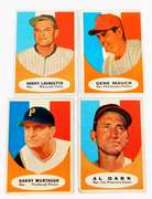 4 Topps 1961 Manager Baseball Cards