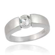 Sterling Silver Blue Topaz Ring