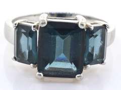Blue CZ Ring