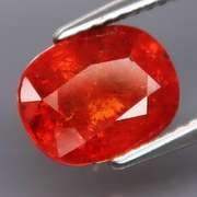 Fiery 3.51ct top red orange Spessartite Garnet