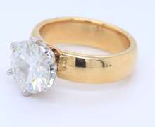 AUTHENTIC TIFFANY AND CO. 3.50 CARAT 18K RING