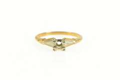 14K Yellow Gold Vintage NOS 1950's 2.8mm Engagement Setting Ring