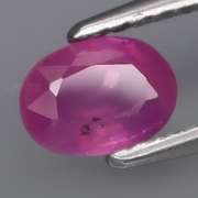 UNHEATED! 1.11ct violet pink Sapphire