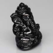 Detailed 26.25ct Tektite carving