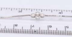 Beautiful White Gold Diamond Anklet