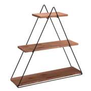 3-Tier Triangular Wall Mounted Shelf Floating Shelves
