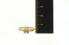 14K Yellow Gold 4.5mm Vintage NOS 1950's Engagement Setting Ring