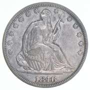 1846 Seated Liberty Half Dollar