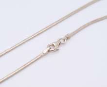 Vintage Italian Sterling Silver Snake Chain Necklace