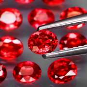 Brilliant 4.16ct fancy orange Songean Sapphire set