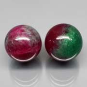 Spectacular 14.83ct red and green Ruby in Zoisite