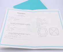 TIFFANY AND CO. LADIES PLATINUM & DIAMOND RING