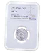 MS70 2004 $25 1/4 Oz. American Platinum Eagle - Graded NGC