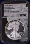 2021-W Proof Eagle S$1 Type 2 NGC PF70 Ultra Cameo.