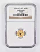 MS70 2009-P Australia $5 Gold Kangaroo NGC