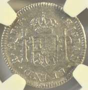 Scarce 1783 Mexico El Cazador 1/2 Real. NGC Genuine holder