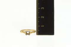 14K Yellow Gold 3.8mm Vintage NOS 1950's Engagement Setting Ring