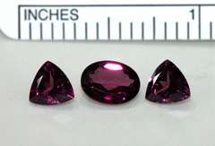 Luscious Rhodolite Set of 3