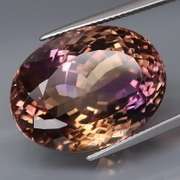 VS clarity 29.48ct unheated real Bolivian Ametrine
