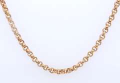 Italian 925 Sterling Silver Rolo Chain Necklace