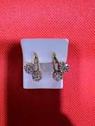 BEAUTIFUL 14K YELLOW GOLD EARRINGS WITH 1.00 CARAT OF DIAMOND
