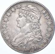 1826 Capped Bust Half Dollar - 117