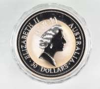 1994 Australia 30 Dollars - Kookaburra - 1 Kilo .999 Fine Silver