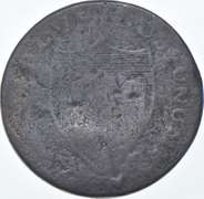 1788 New Jersey US Pre-Federal Copper Cent M-77-dd R3 - Running Fox