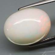 Ravishing 5.71ct snow white Welo Opal