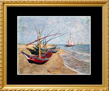 Vincent Van Gogh, Fishing Boats on the Beach
