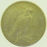 1925 Peace Silver Dollars $1 US Coin Flashy White Slider BU