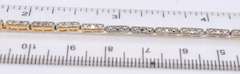 Sterling Silver Cubic Zirconia Bracelet with Tiny Heart Shaped Charm