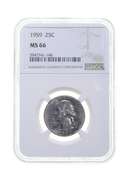 MS66 1959 Washington Quarter - Graded NGC