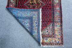 Semi Antique Persian Sarouk Mir 3.5x5.0