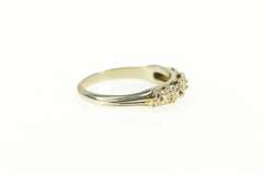 14K White Gold Vintage NOS 1950's Wedding Band Setting Ring