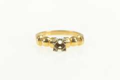 14K Yellow Gold Vintage NOS 1950's 3.38mm Engagement Setting Ring