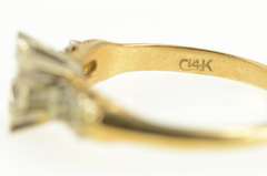 14K Yellow Gold Vintage NOS 1950's 5.0mm Engagement Setting Ring