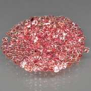 Diamond cut heated only 3.12ct peach Sapphire set