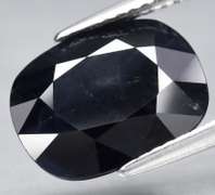 Elegant 6.32ct midnight blue Sapphire -heated only