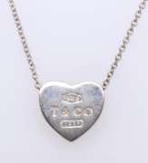 Tiffany & Co Heart Shaped Pendant on Chain