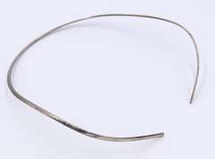 Vintage Sterling Silver Cuff Necklace