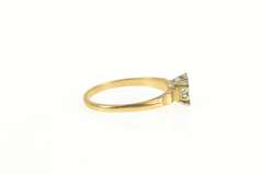 14K Yellow Gold 1950's 4.8mm Engagement Setting Vintage NOS Ring