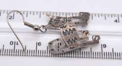 Lot of 2 Vintage Sterling Silver Dangle Earrings